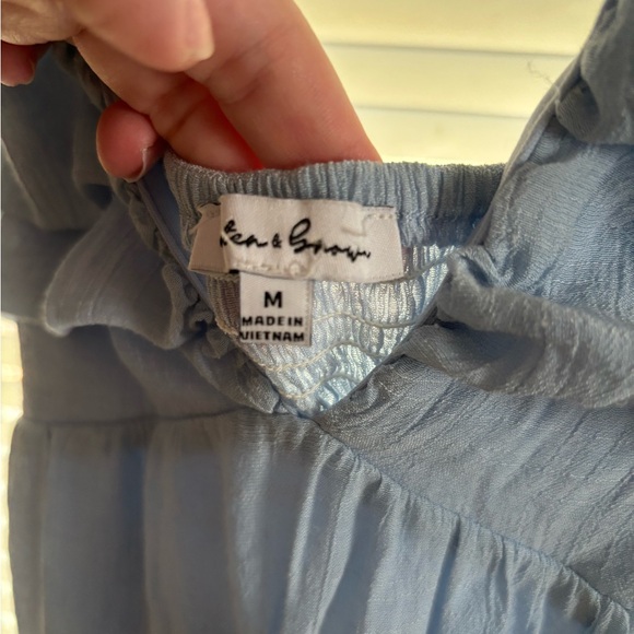 Light Blue Ruffled Sundress - Picture 5 of 5